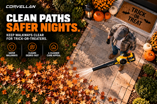 How to Clean Leaves From Your Front Yard Before Trick-or-Treat Night