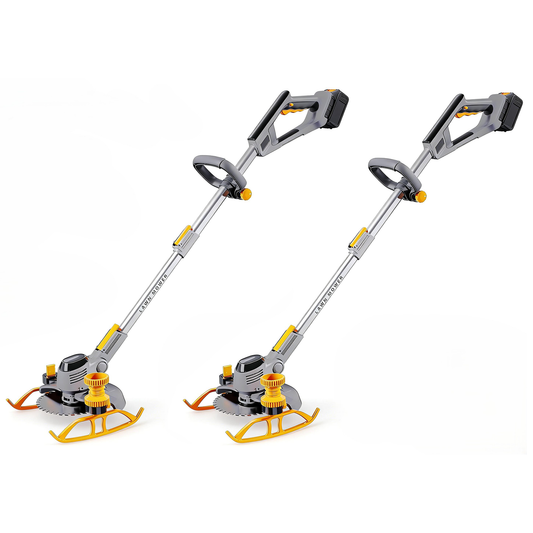 CORVELLAN 3 in 1 Cordless Lawn Trimmer Duo Pack 21V with 3 Cutting Heads