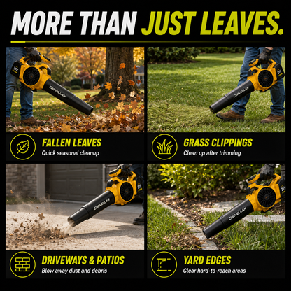 CORVELLAN Cordless Lawn Care Combo Kit – Lawn Trimmer & Leaf Blower